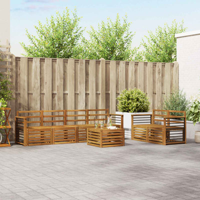 249cm Wide Patio Sectional Set