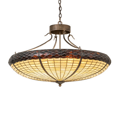 Luminaire suspendu bol 6 lumières Greenbriar