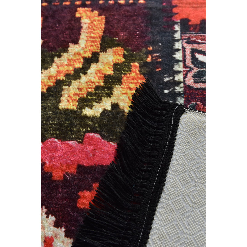 Premium Hall Carpet (3.9 x 6.6 Feet), 100% Polyester, 0.2 in Pile Height | Antibacterial, Non-Slip Underside, Machine Washable at 86°F | Soft & Durable, Perfect for Living Room & Entryways