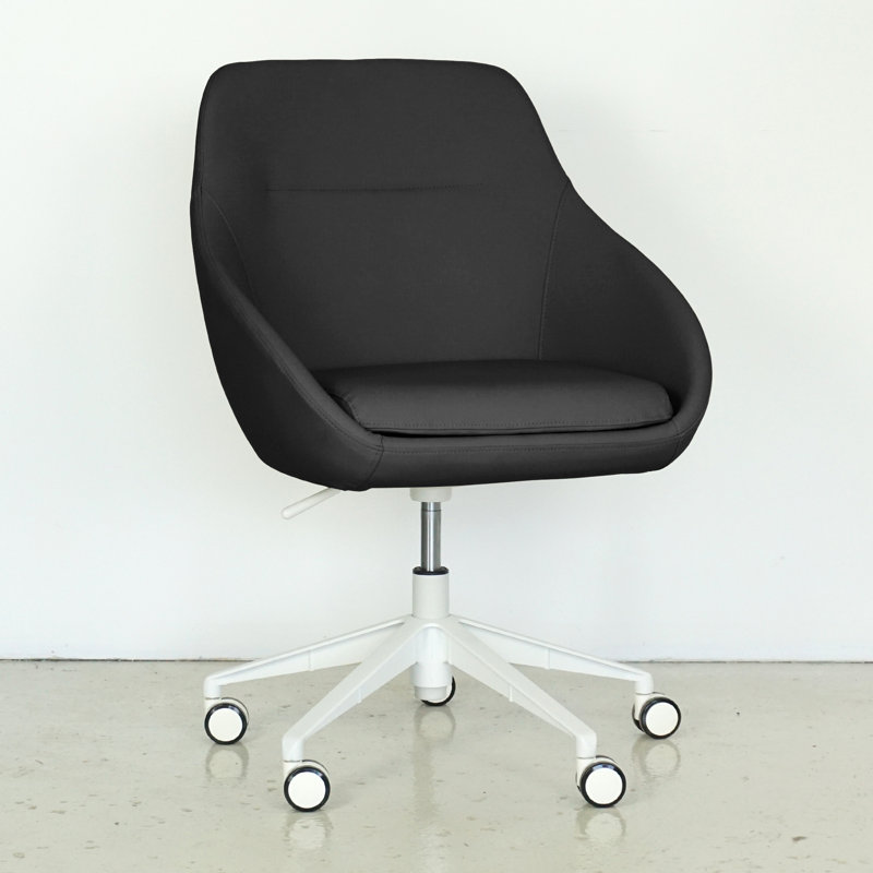 Chaise de travail Jeanae, Noir