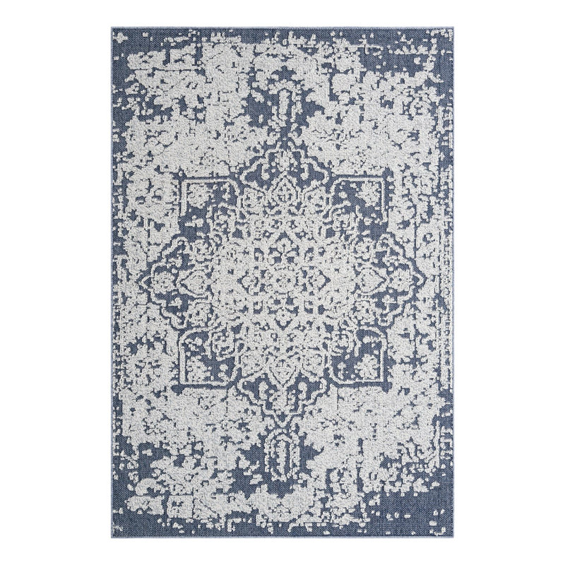 Tapis d'extérieur traditionnel, Rectangle 6 pi 1 po x 9 pi