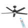 52" Emileo Ceiling Fan with LED Lights