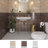 Metro Basketweave 11-3/4 " x 11-3/4 " Porcelain Mosaic Floor and Wall Tile-417050939