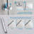 38"H 6 in Exposed Rain Shower Seystem With Handheld Shower (Valve Not Included)-110204854