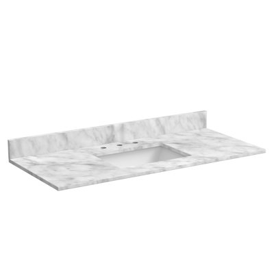 Plateau de meuble-lavabo simple 49 po avec lavabo