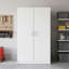Armoire de rangement polyvalente Modex (ensemble de 2 pièces)-1565107314