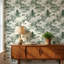 Papier peint Shades Of Green Peaceful Chinoiserie