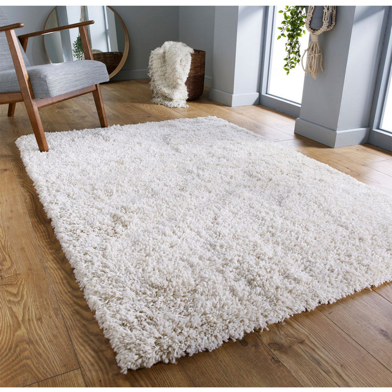 Gyra Solid Colour Area Rug, Rectangle: 160 x 230cm