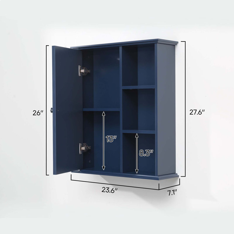 Armoire murale de salle de bain, Blue