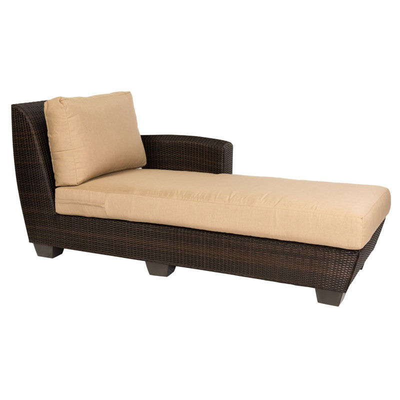Saddleback Outdoor Chaise Lounge, Denver Scarlett