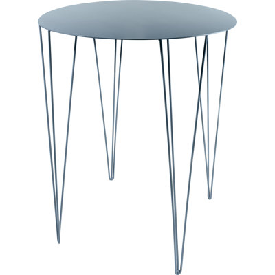 Tannum Round Metal Outdoor Bistro Table, 75cm H x 60cm W x 60cm D