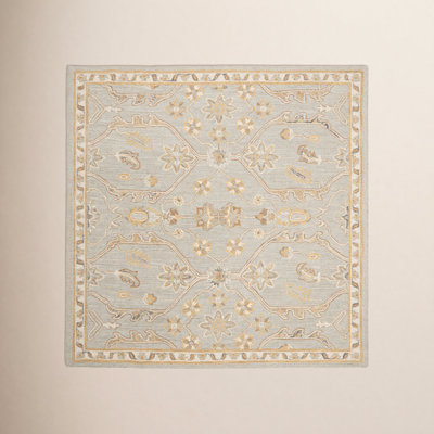 Airlie Slate Beige Hand-Tufted Wool Oriental Rug