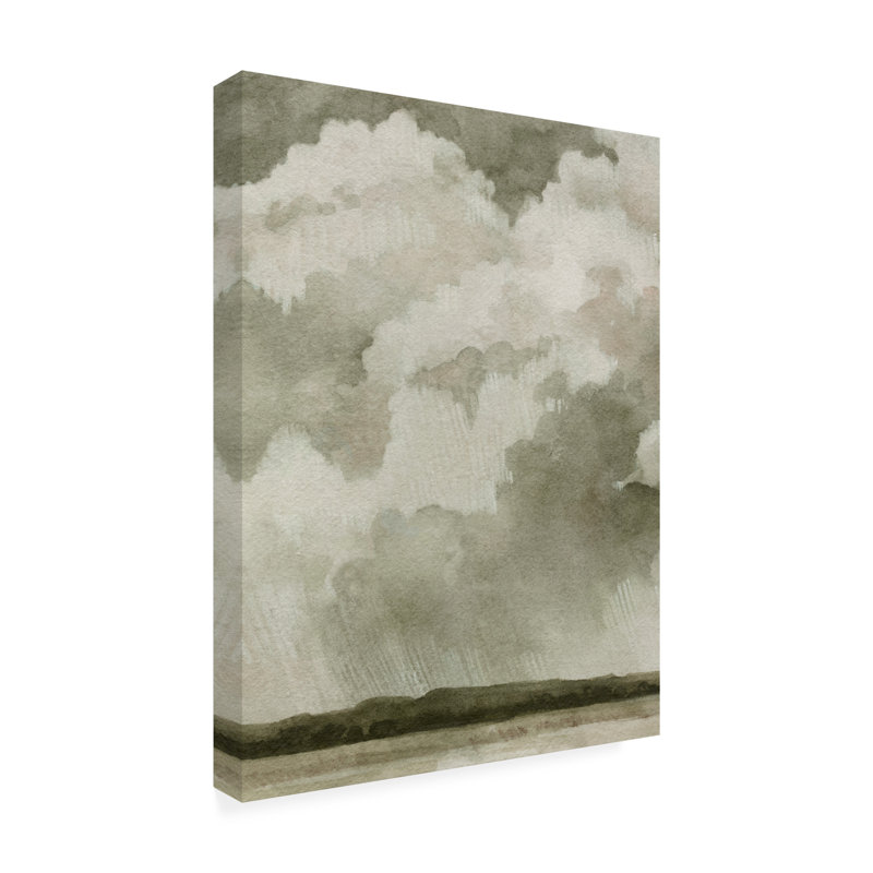 «Big Dark Sky I» par Emma Caroline - reproduction sur toile sans cadre, H 19 po x l 14 po x P 2 po
