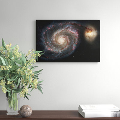 Spiral Galaxy Space - Wrapped Canvas