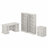 Raker 4 Piece Executive Desk Office Set-1706992080