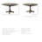 Carnelian Round Solid Wood Dining Table