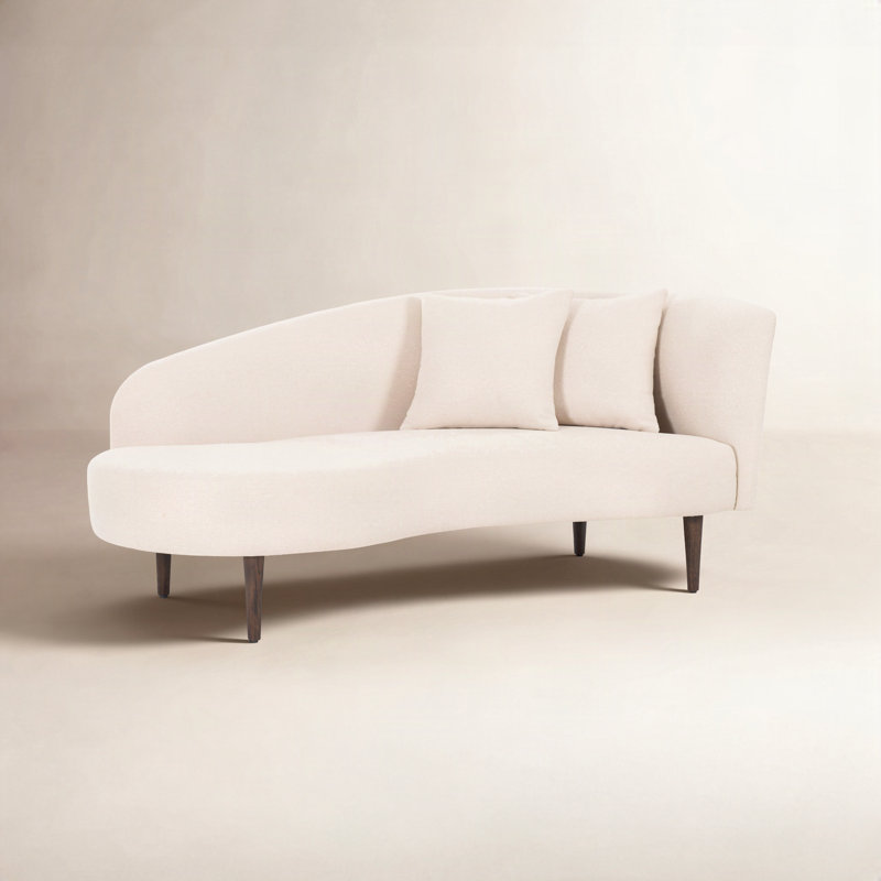 Luna Round Arms Chaise Lounge, Right Hand Facing