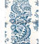Papier peint à rayures bleues Beaumont-200940514