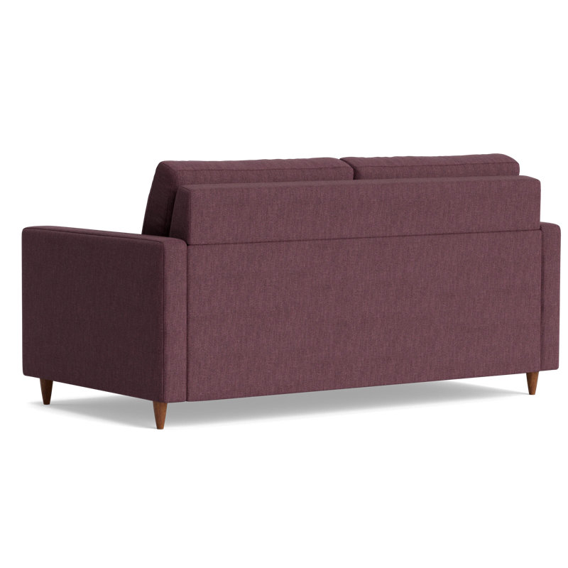 MCM Sofa Bed, Performance Weave - Aubergine