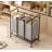 Multi-Compartment Laundry Sorting Cart — Smooth-Rolling Metal Frame With Three Removable Fabric Baskets — Your Ideal Home Sorting Assistant
