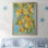 Toile encadrée de qualité supérieure LOvely citron - prête à être accrochée