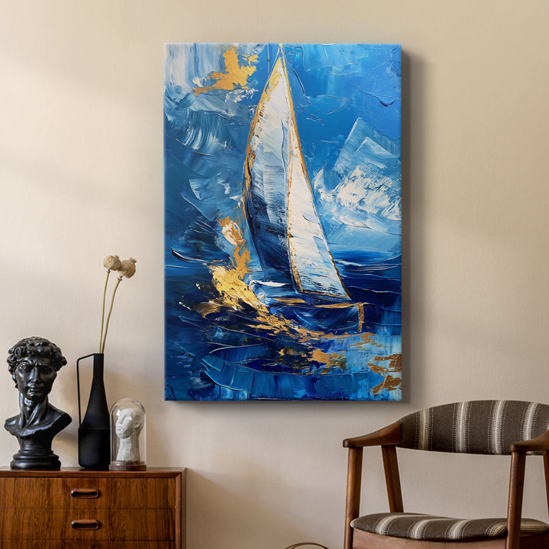 NAUTICAL Series CXC III - Gallery Cavas, H 18 po x l 12 po