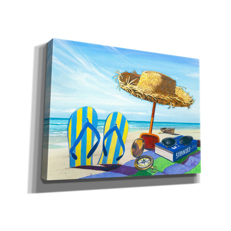 «Stranded» par Scott Westmoreland, art mural sur toile, H 40 po x l 54 po x P 1,5 po