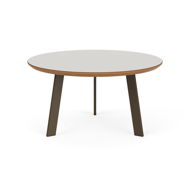 Table de bout Waterfall, Gris Folkstone, Bronze