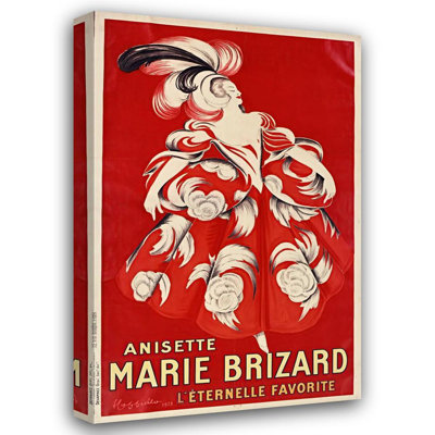 "Anisette Marie Brizard the Eternal Favorite" by  Leonetto Cappiello - Gallery Wrap Canvas Wall Art