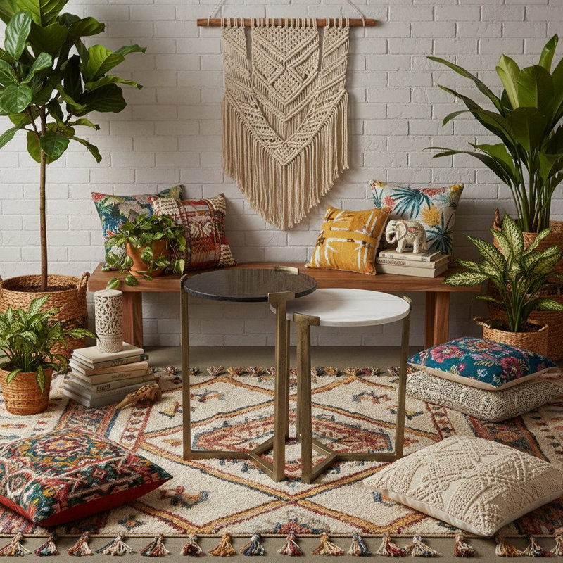 Pedestal Nesting Tables