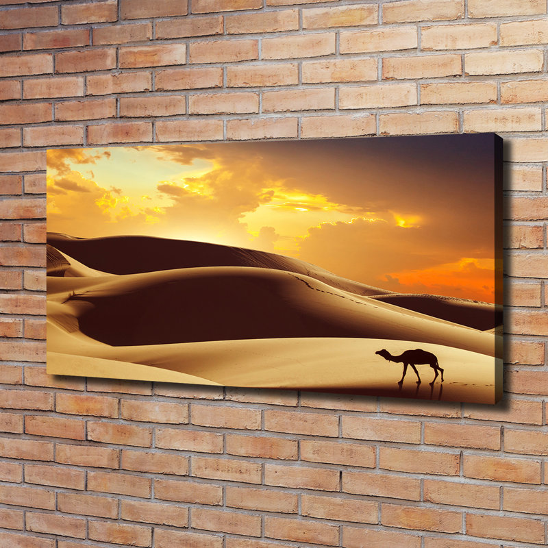 Sahara's Camel - Wrapped Canvas Print