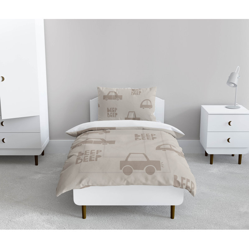 Ensemble d'édredon léger Beep Match, Taupe