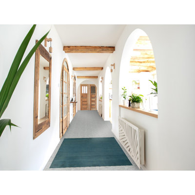 Tapis bleu sarcelle Gabbeh 3 x 5