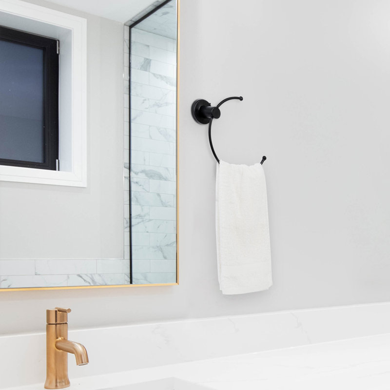 Bathroom Semicircle Open Hand Towel Ring