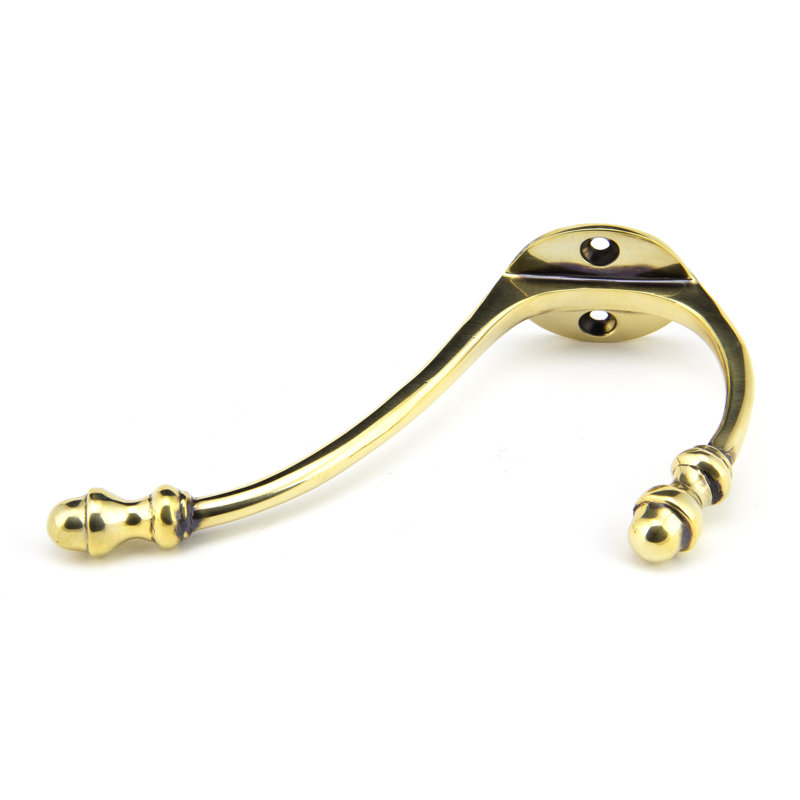 Hat Coat Hook Brass Wall Hook, Aged Brass