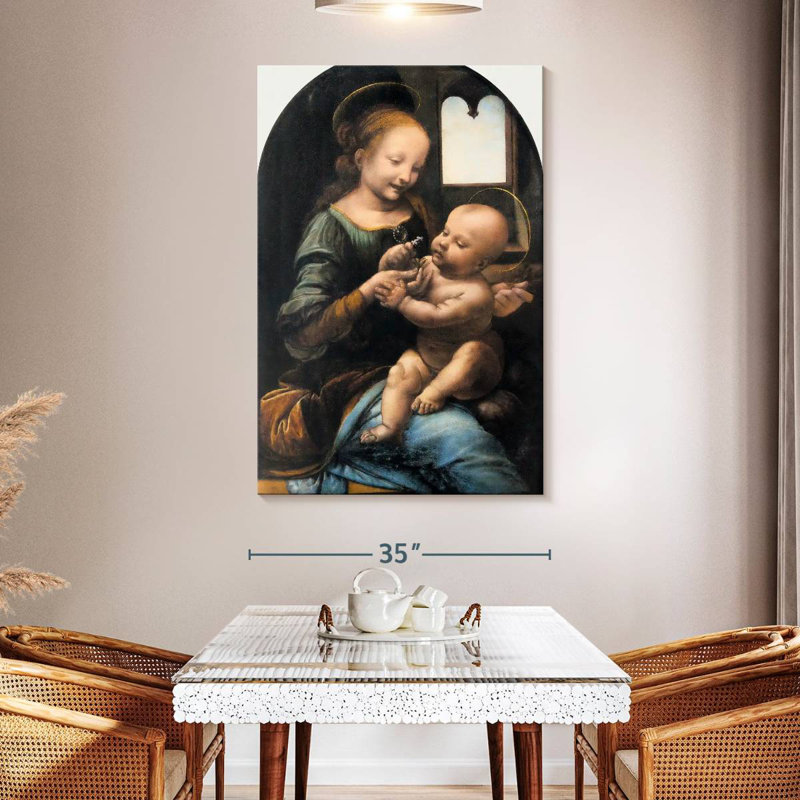 Adella Benois Madonna 1478, H 51 po x l 34 po