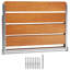Banc de douche en bois massif l 20,9 po Colla