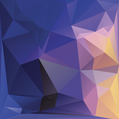 Abstract Triangles - Wrapped Canvas Print