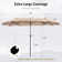 Aletse 156'' x 78'' Rectangular Market Umbrella