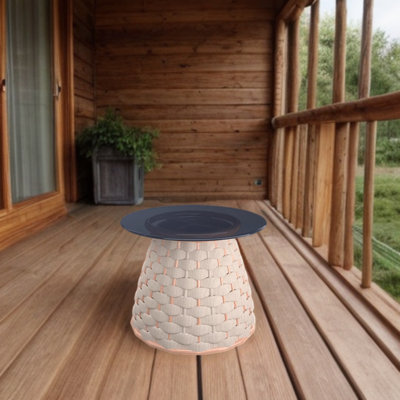 Table d'appoint ronde 19,68 po Baiba
