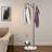 71" Modern Minimalist Multifunctional Standing Clothes Coat Rack With Marble Base-750555656