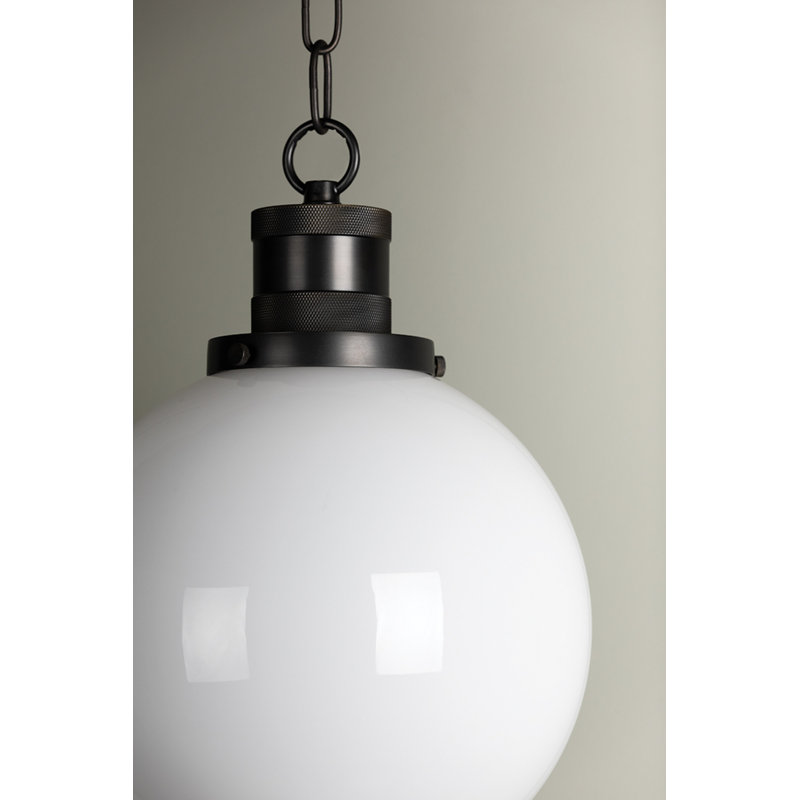 Luminaire suspendu BEVERLY par Zio & Sons, Bronze vieilli, H 14,75 po x l 10 po x P 10 po