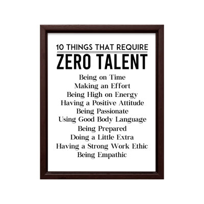 Things That Require 0 Talent