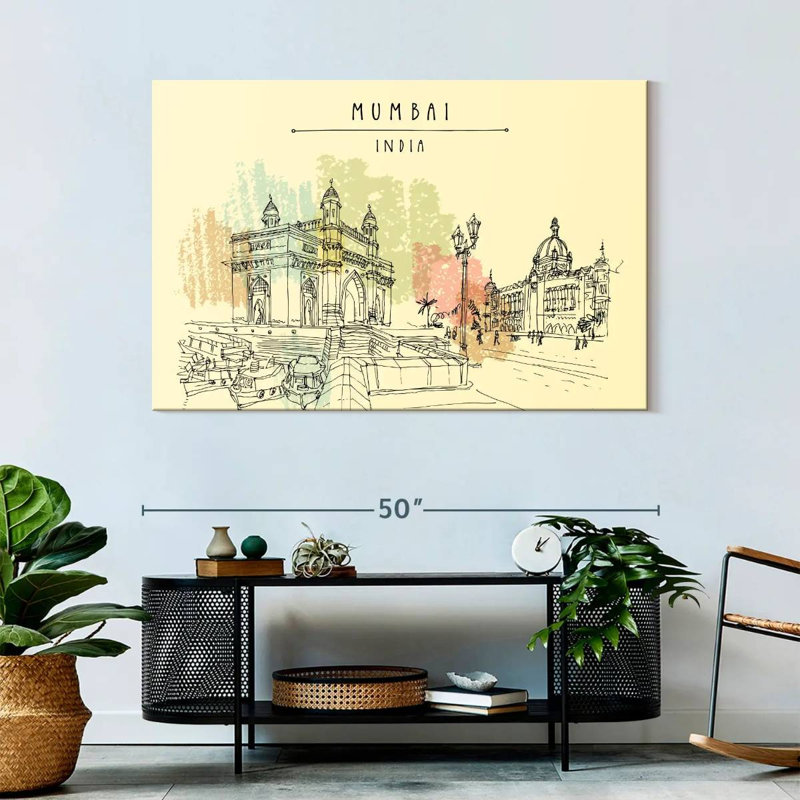 Nicci Mumbai, 32" H x 48" W