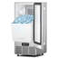 85LBS/24H Commercial Ice Maker, 30LBS Storage, Stainless Steel, Under Counter Built-in with Self-Cleaning