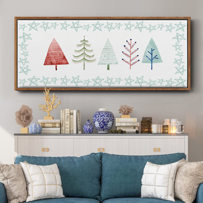 Christmas Tree Whimsy Collection C-, toile encadrée