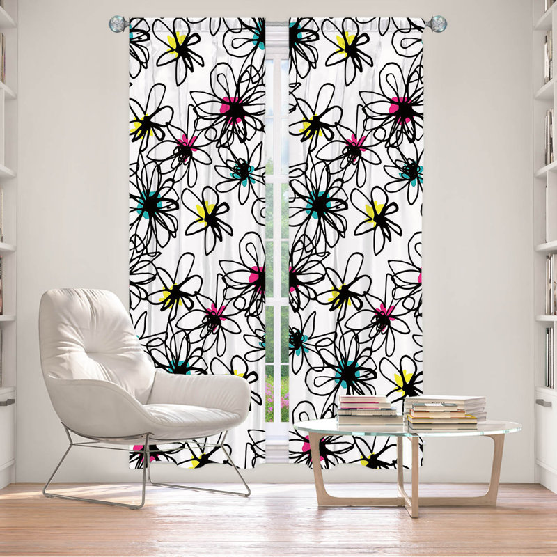 Room Darkening Curtain Pair, 20" W x 61" L