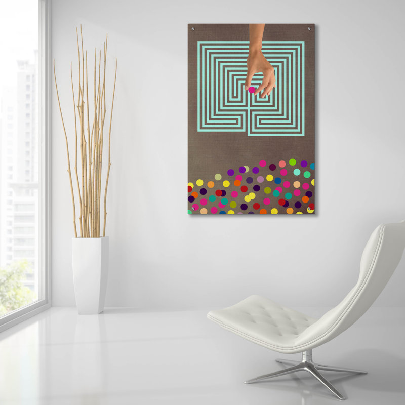 «Labyrinth» par Elo Marc, H 36 po x l 24 po x P 0,2 po