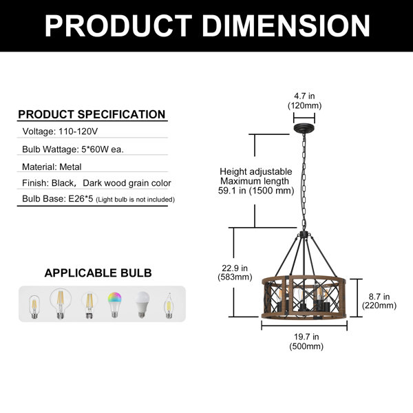 Dimensions du produit