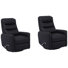 Casarez 31" Upholstered Manual Swivel Glider Recliner with Recessed Arms